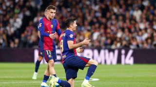 Lewandowski na kolanach postrzelonej bramce