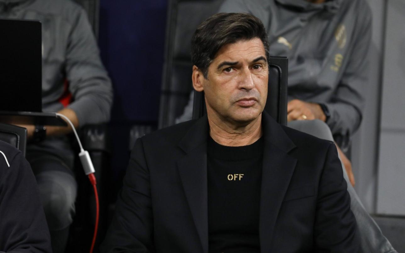 Paulo Fonseca w AC Milan siedzi na ławie rezerwowych