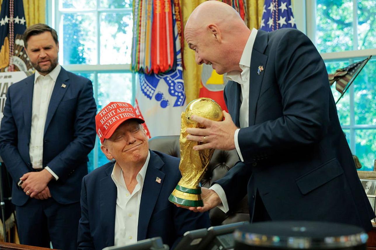 Donald Trump i Infantino FIFA, JD Vance